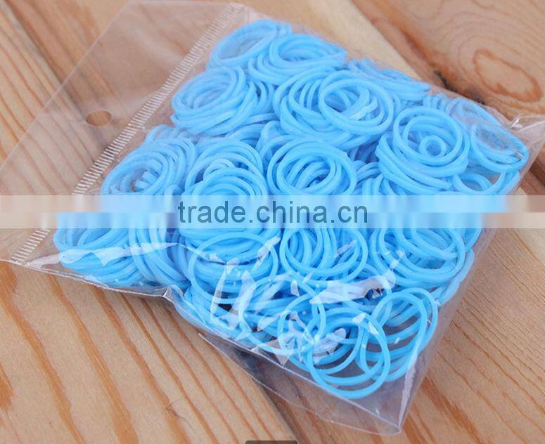2014 Popular Loom Bands Bracelet Making Kit Hook 600 Rainbow Rubber 24 Clips Diy Tool