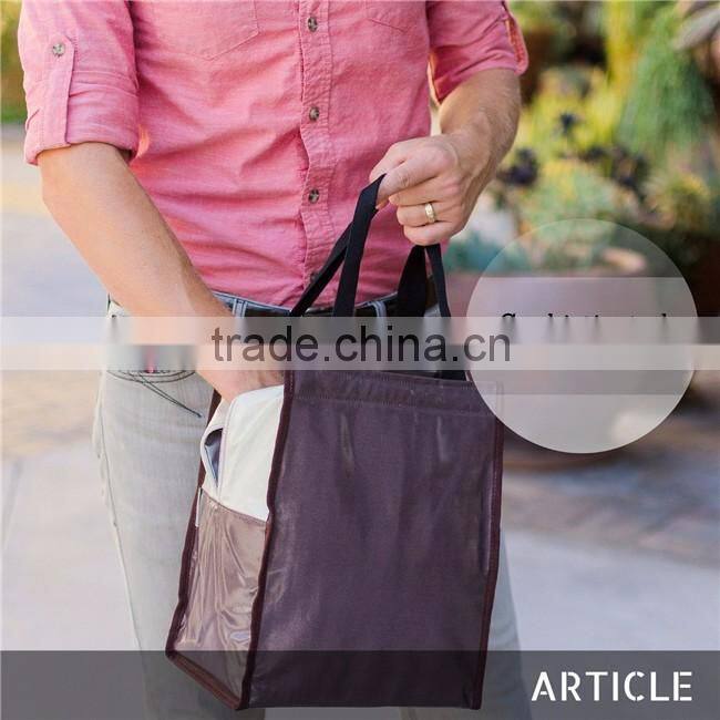Colorful new arrived top quality canvas lunch bag