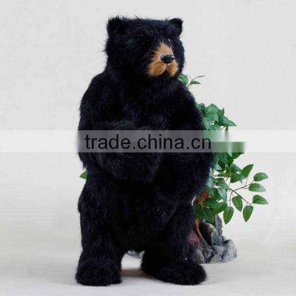 Stuffed plush bear cheap african furry animal figurines