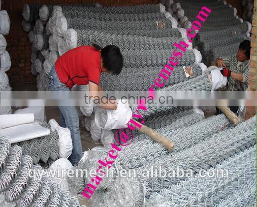 Hot sale used chain link fence for sale,galvanized chain link fence, wholesale used chain link fence