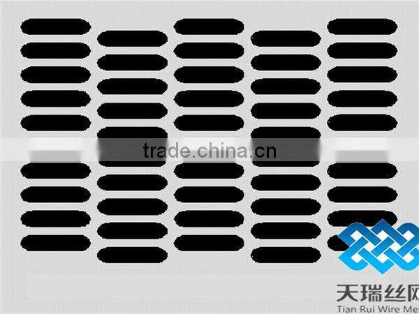 For screening grains seeds coal sands gravels and chemical products stainless perforated sheet