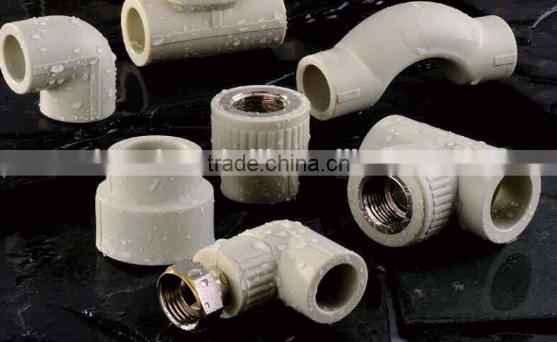 PPR plastic material pipe fitting equal and reducing socket