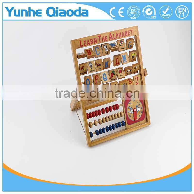 New Kids Learning Developmental Versatile alphabet Abacus Wooden Toys