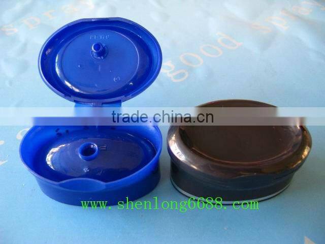 Plastic mushroom flip top bottle cap
