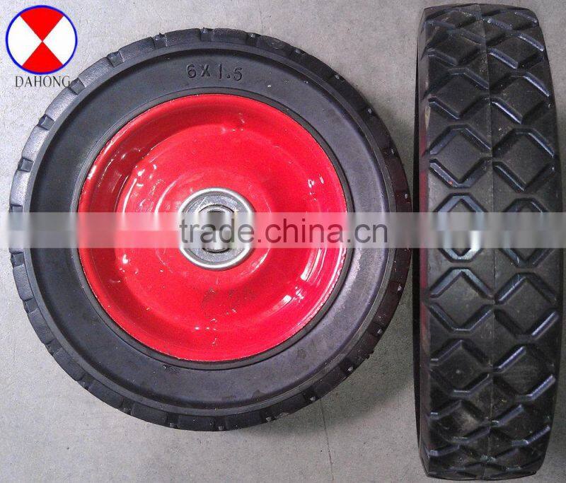 tool cart wheel 6*1.5 inch
