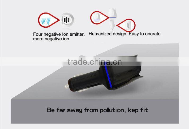 Made in China air cleaning negative ion electrostatic car air purifier