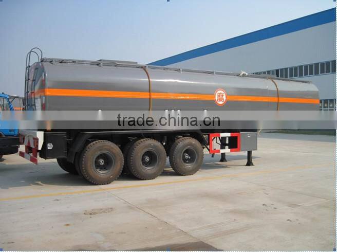 aluminum alloy chemicals tank semi trailer