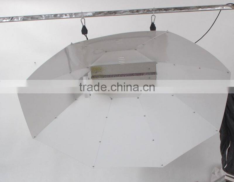 hydroponics aluminium vertical or horizontal grow light umbrella reflector / Umbrella-Shape Parabolic Grow Light Reflector: