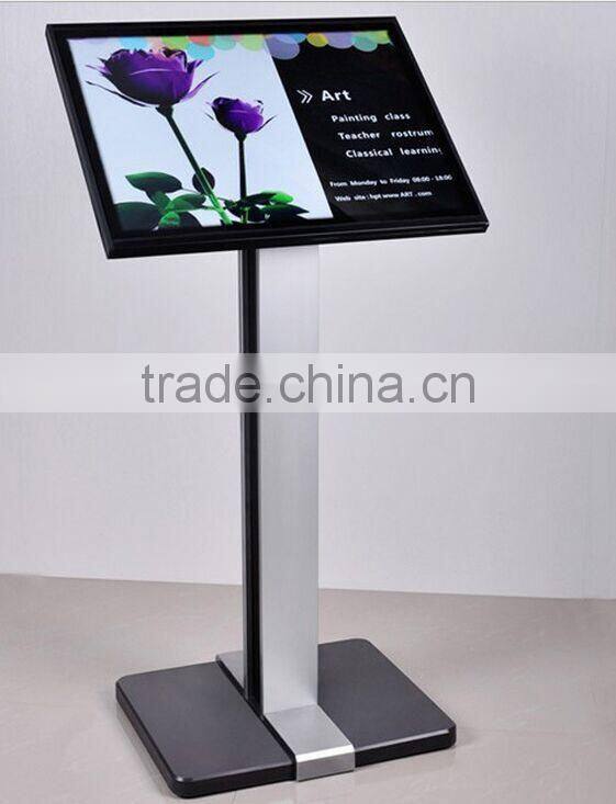 Floor standing advertising display