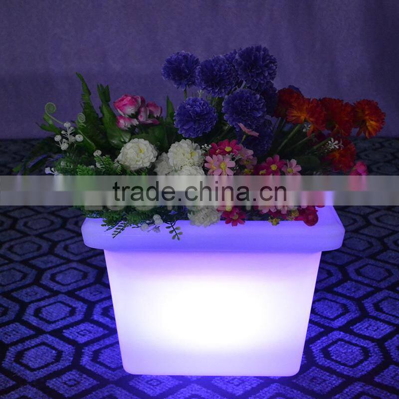 PE High Quality Bar Furniture,Modern LED Bar ice bucket,Factory Direct Wholesale LED flower port LTT-SF03