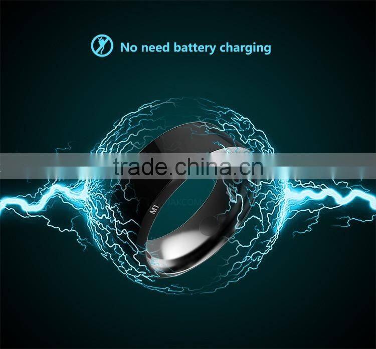 2016 New Generation Smart Ring Jewelry Factory Price Customized Nfc Smart Ring Mens and Womens Rings Size Available