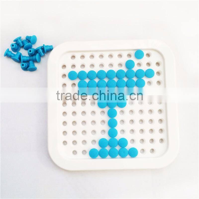 DIY Innovative Puzzle Games Interesting Skidproof & Perler Beads Coaster