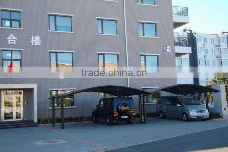 aluminum carport roofing material Arched roof Aluminum frame
