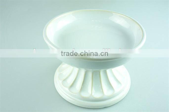 Unique cheap ceramic cake stand for party/weeding/daily use in stock