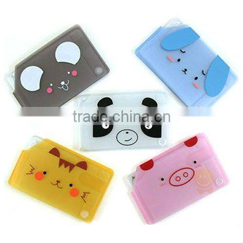 Supply fashion cute cartoon card bag storage bag ID card holder, card case