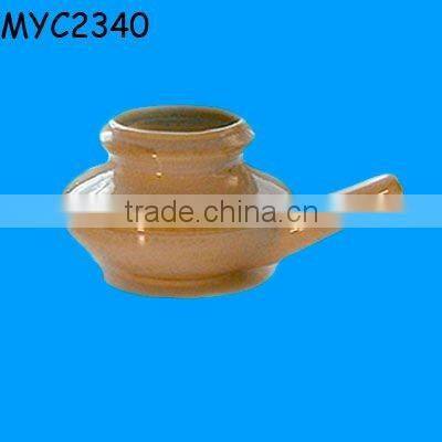 Retro style pottery salt pipe inhaler