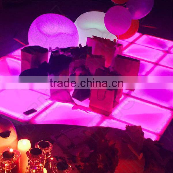 2016 fashion led bar flooring wedding party dance floor/disco floor