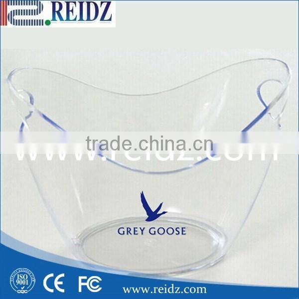 2014 New design factory price Oval plastic ice bucket