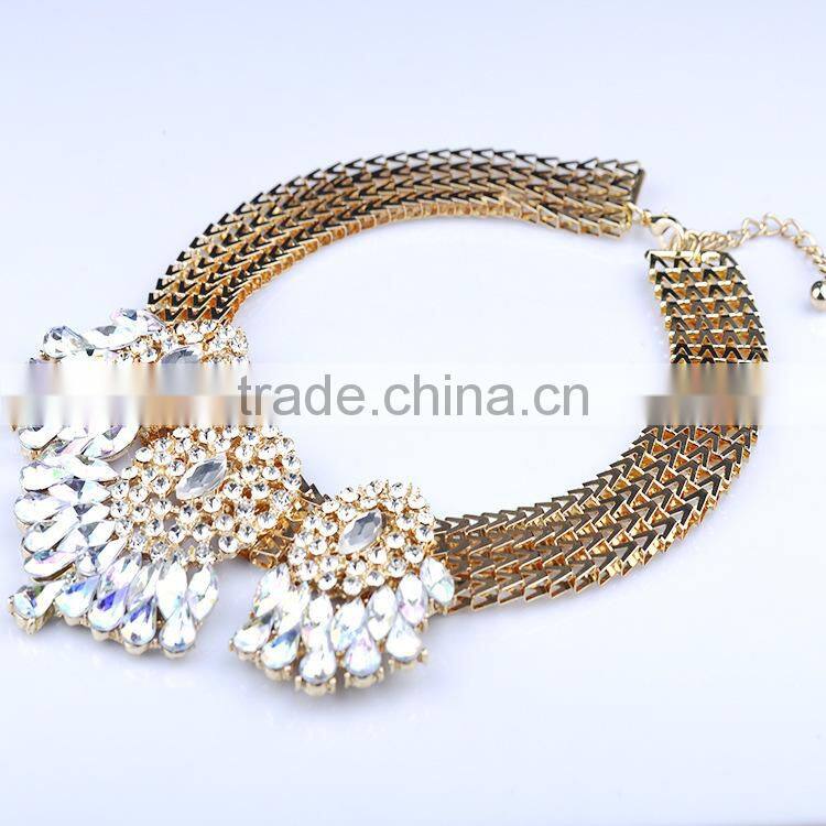 2016 new style women fashion alloy jewelry necklace for laddy