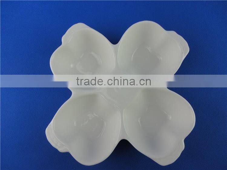 Hotel and restaurant ceramic plate