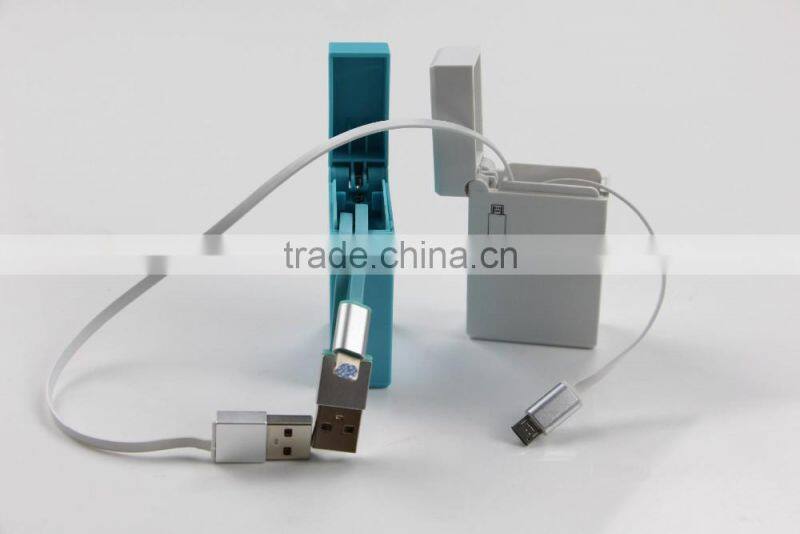 Custom Lighter Retractable USB Charger Cable,Micro USB Data/Sync Cable for Samsung,Huawei,HTC etc