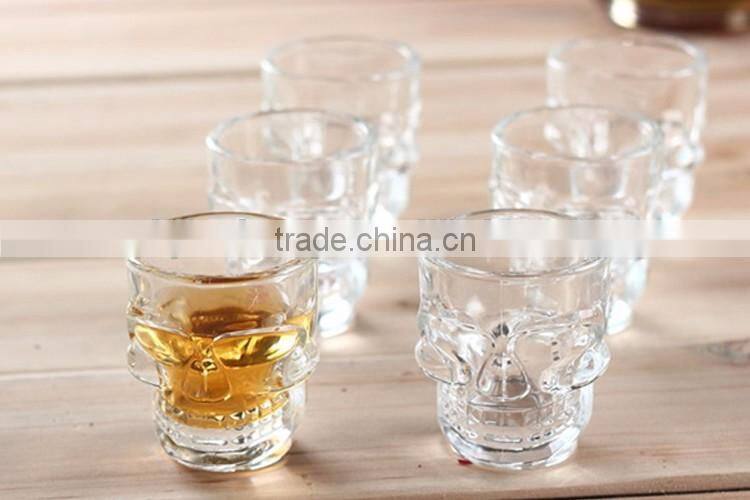 7x6.3x8.5cm mini cylinder glass beer mug GC08