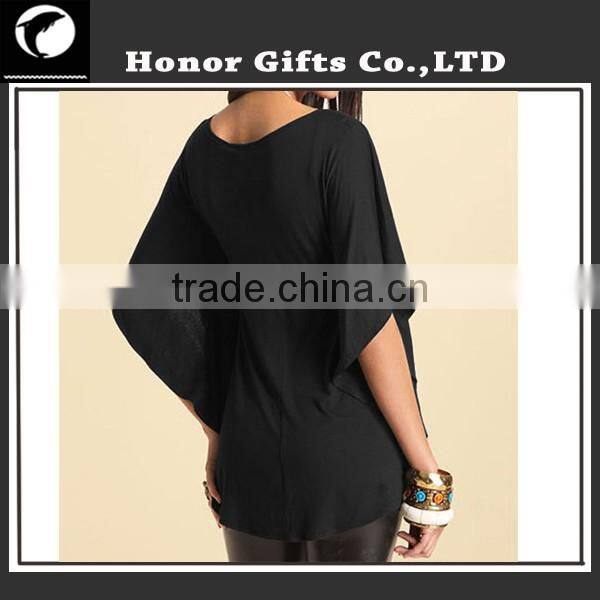 Fashion Western Summer Style Latest Designs Fancy Sleeveless Printed Lady Tops