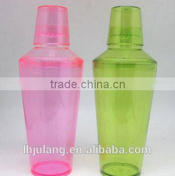 BPA-Free Cocktail shaker/Plastic Cocktail shaker/custom cocktail shaker
