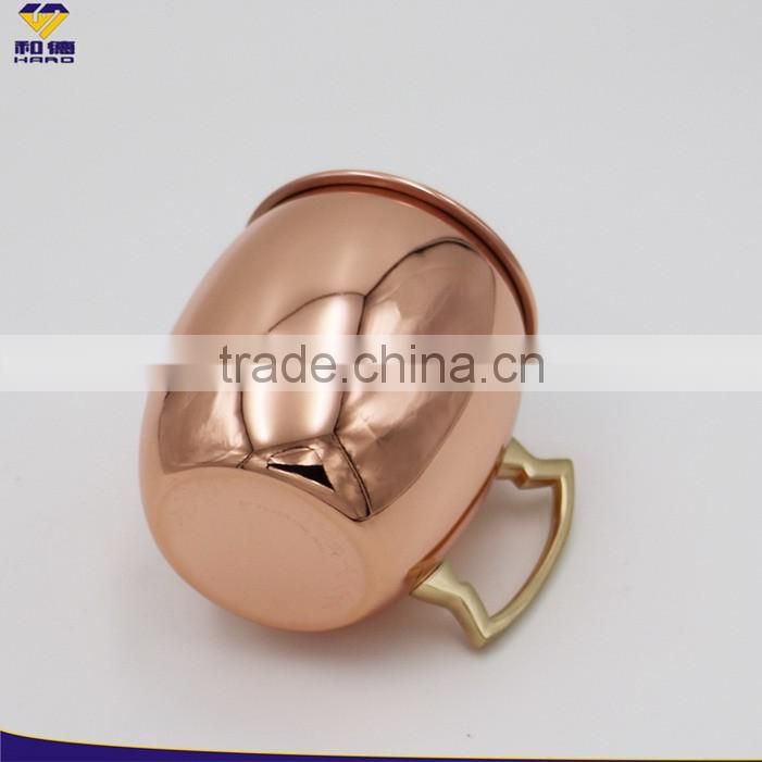 OEM 12 OZ Moscow Mule Copper Mug With Laser Logo On The Surface