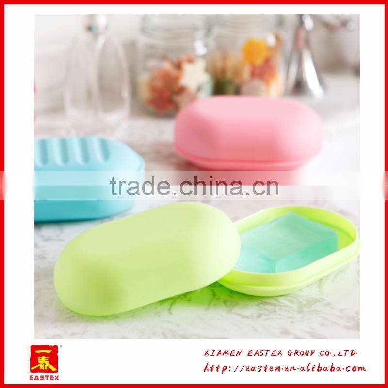 New Style Custom Easy Carry Travel Square Plastic Soap Box/Soap Stand