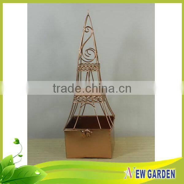 High Level Personalized Wholesale Eiffel Tower Vases For Plant