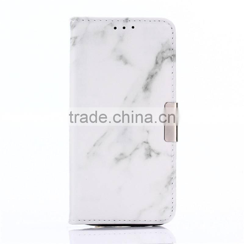 Noble design high quality marble PU card bumper/pocket cell phone case for Samsung