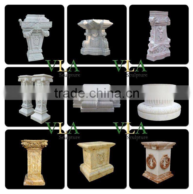 Beautidul Stone Pedestals Sculpture for Garden VP-010K