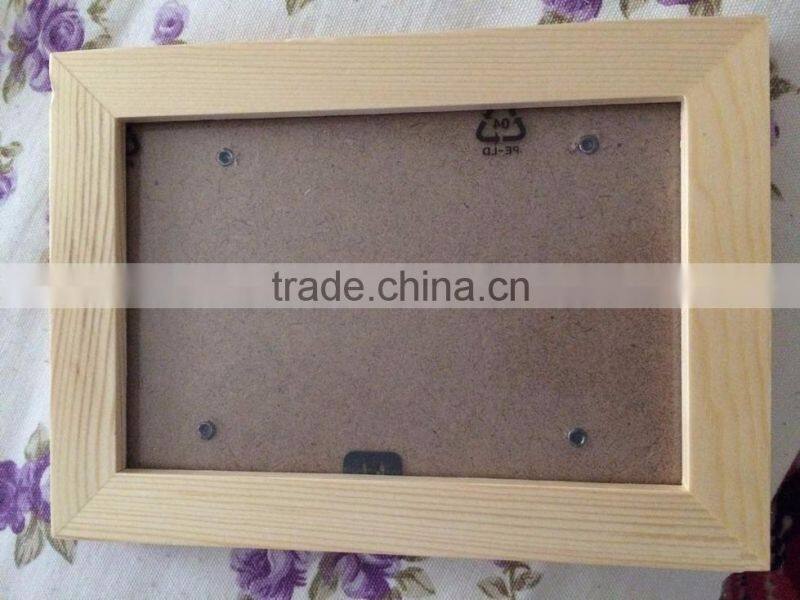 good quality paulownia wood photo frame