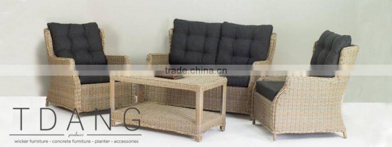 Driago Wicker Furniture Deep Seating with Cushions- Vietnam Wicker Furniture