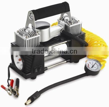 12v 2 Cylinder Automatic Car Tire Inflation Tools Tyre Inflator Portabe Car Mini Compressor Air Pump