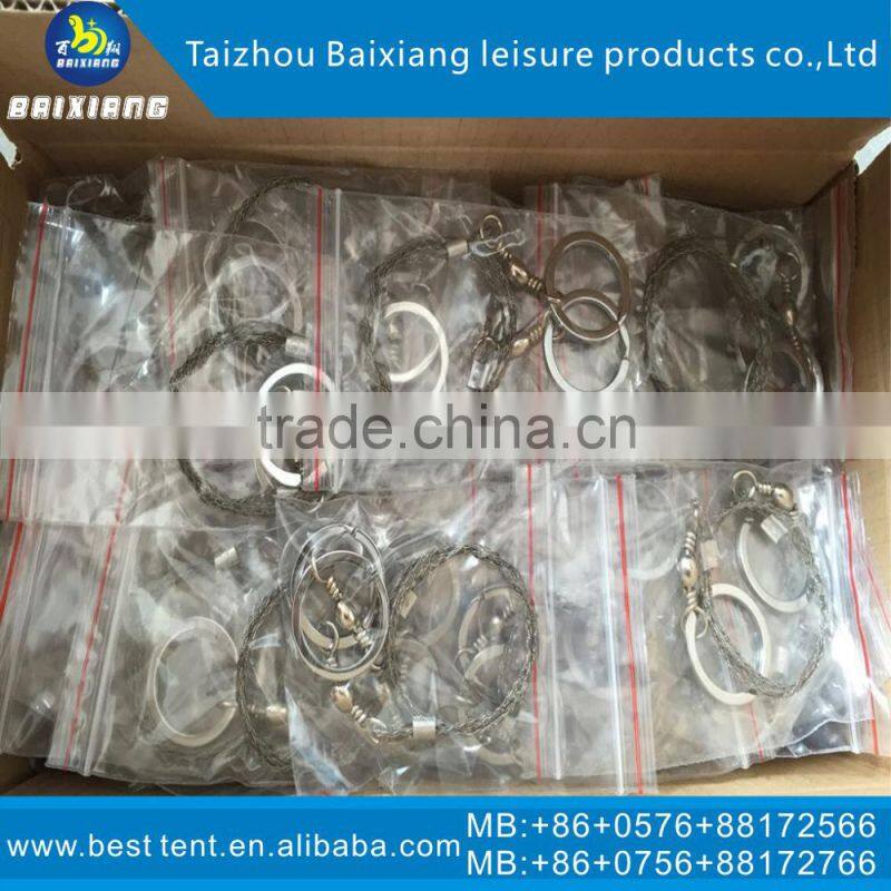 outdoor camping survival jigsaw ,to saw wood,PVC PIPe wire saw,