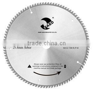 T.C.T saw blade for wood and alumium