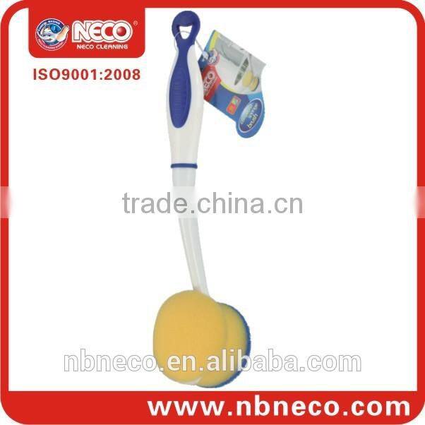 sponge scrubber double use brush