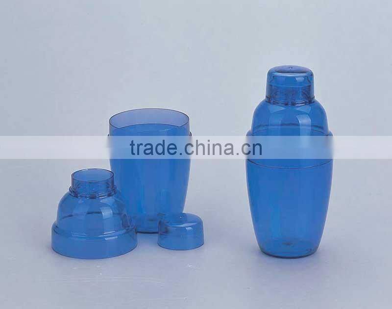 Hotsale 200ML Colorful Plastic Mini Martini Cocktail Shaker