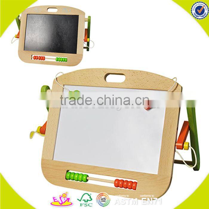 Wholesale best wooden painting board stand hot baby wooden painting board stand teaching aid painting board stand W12B021