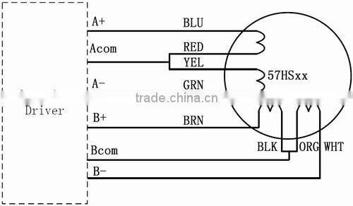 Leadshine 57HS13 2-phase Hybrid Step Stepper Motor 76mm long 1.8 step 1.3NM
