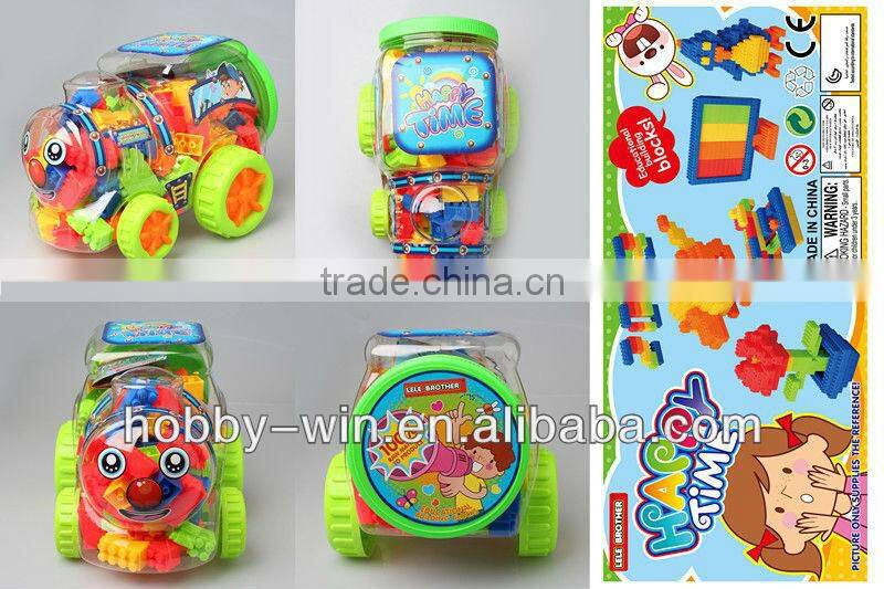 Vehical Packing Building Blocks toys rubber building blocks