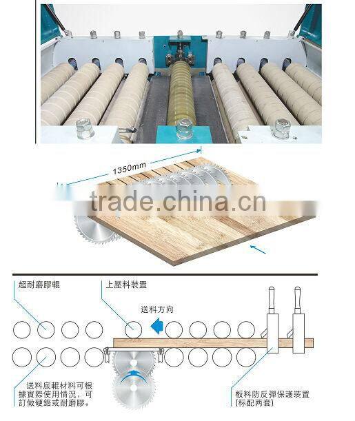 European Quality CE Multi blade rip saw MJ1350-XD4