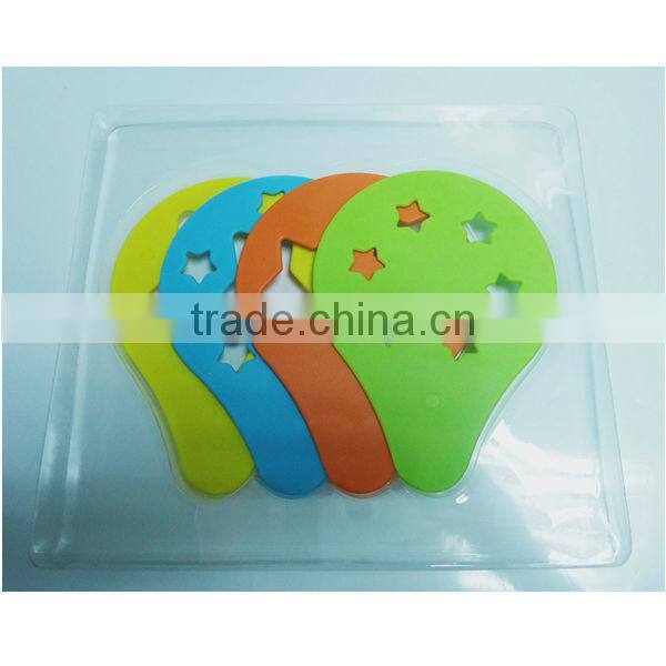 CC8514 Heart 4-Piece Food Safe Grade Plastic cake stencils