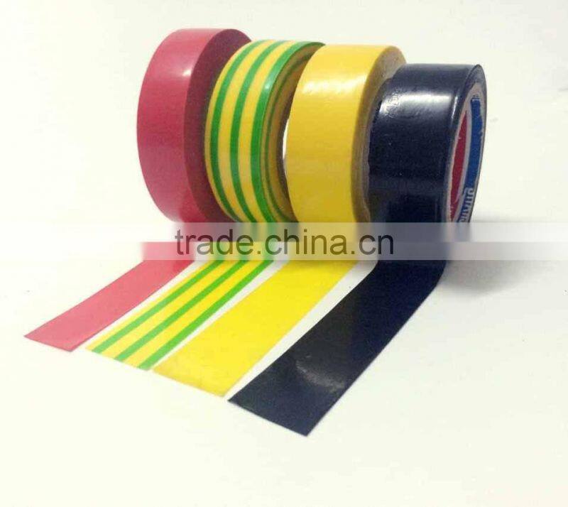 high quality hot sale pvc insulation eletrical tape with good weather resistant