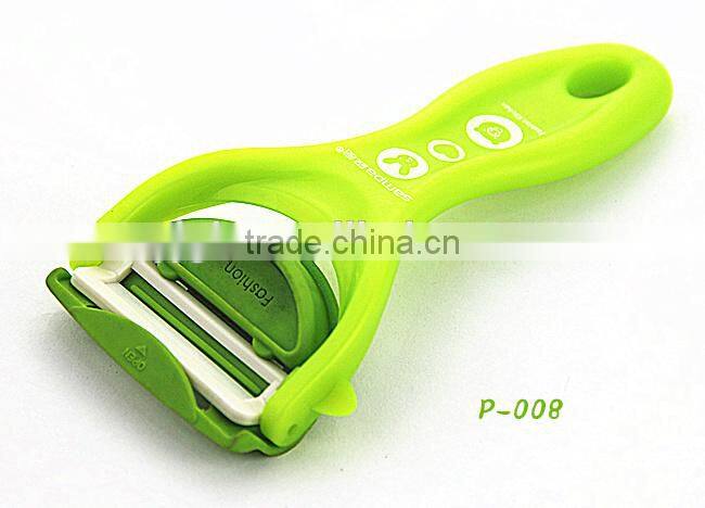 P007 Kasun Y shpae swiss julienne peeler with maganet can stand on fridge