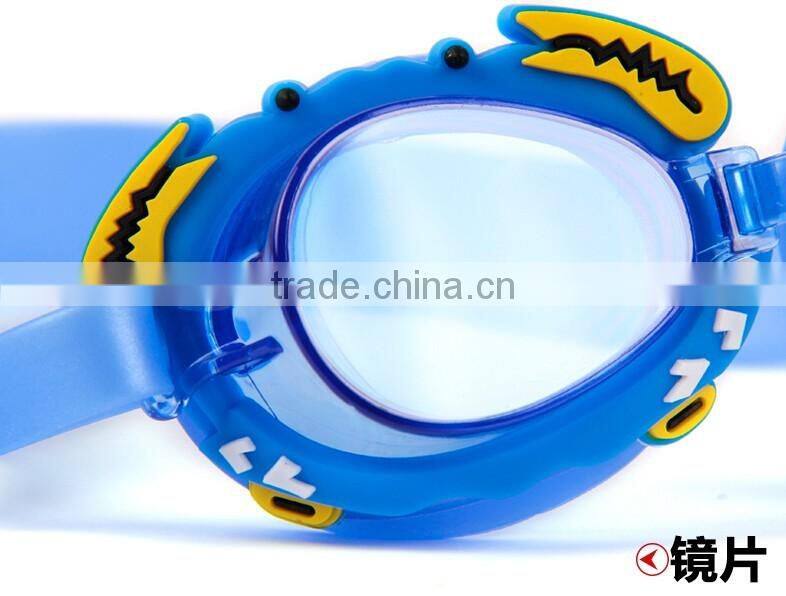 Hot Selling Kids Novelty Cartoon Swimming Goggles Anti Fog 2016