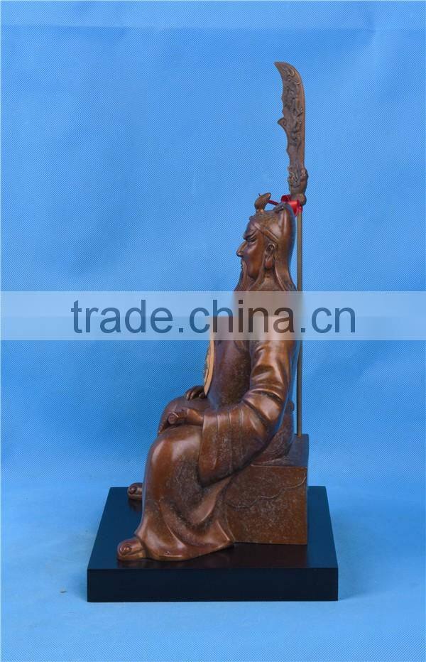 China style bronze artwork Kuan Di/Bronze Decoration/Kuan Di/Bronze sculpture