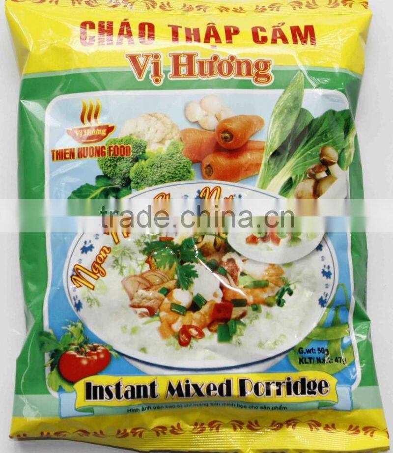 " VI HUONG" Instant Porridge 47g With Mixed Flavour - Thien Huong Food JSC